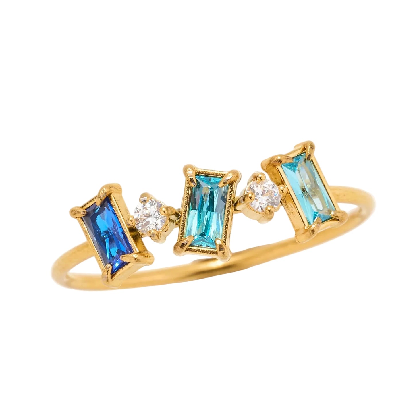 Blue Dainty Ring