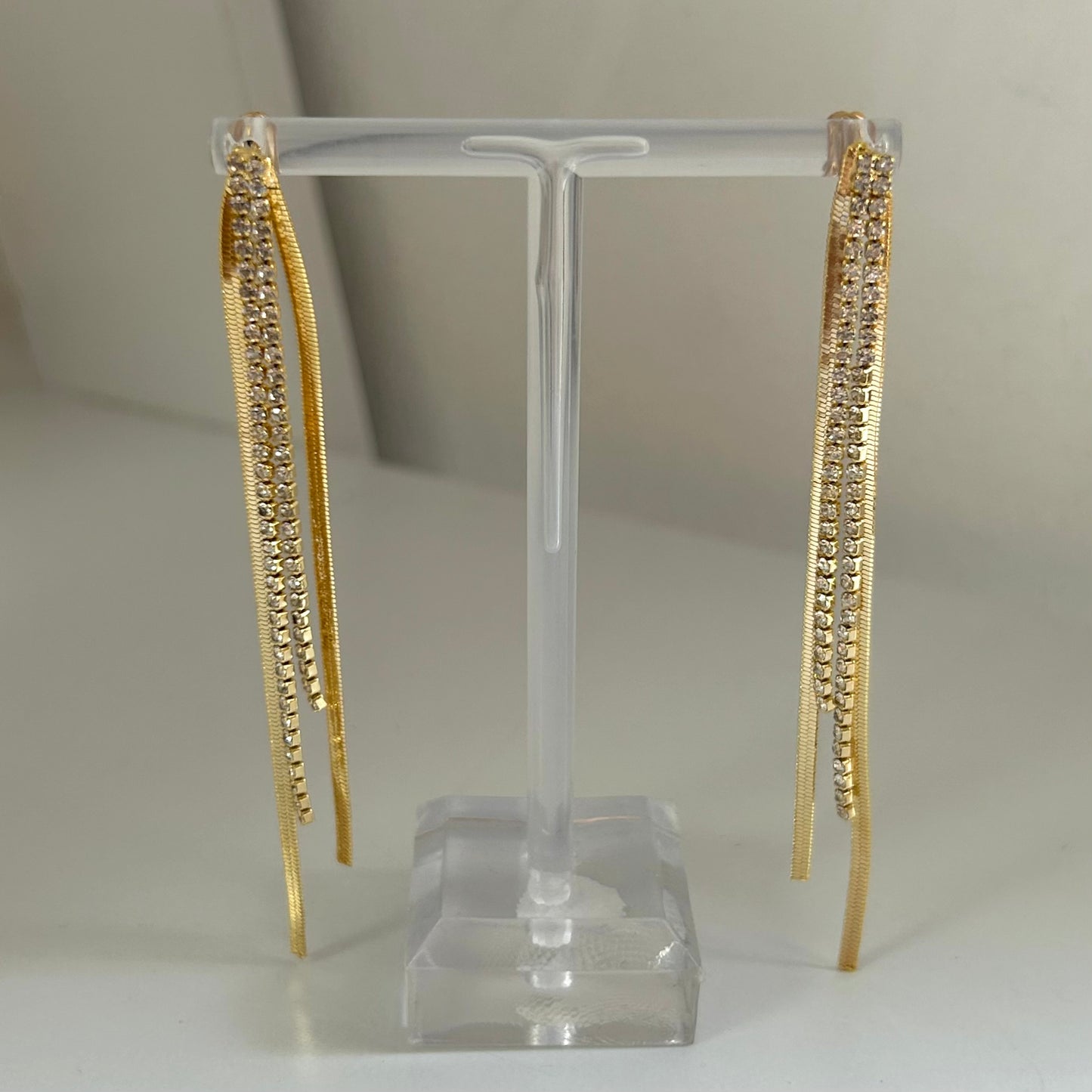 Multi Chain Dainty Earrings