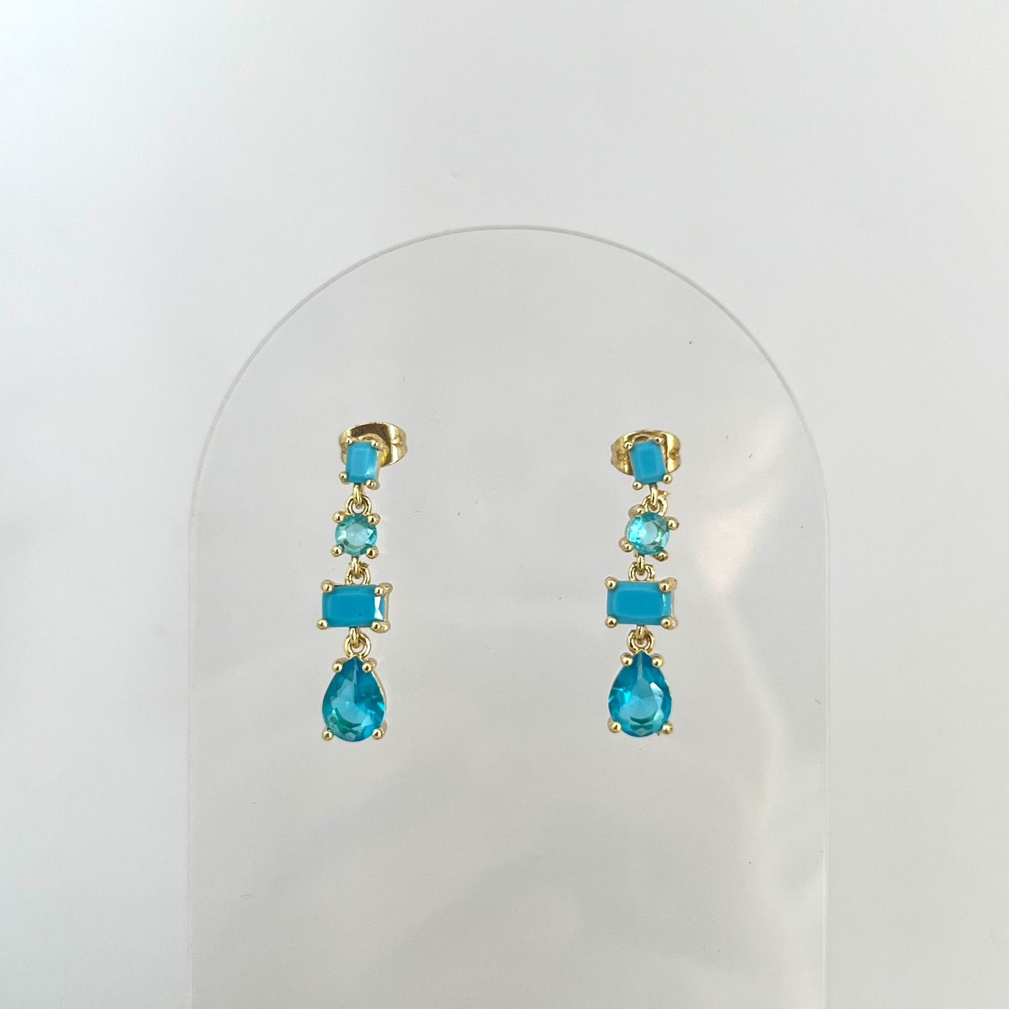 Dainty Blue Earrings