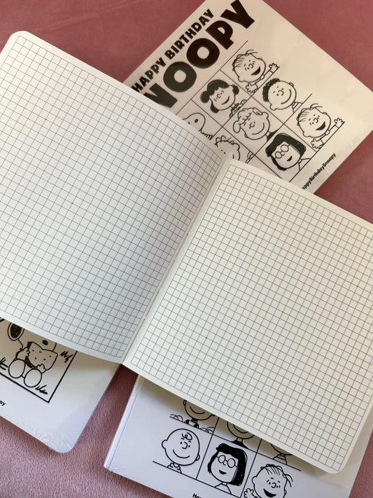 Libreta Cuadriculada Snoopy
