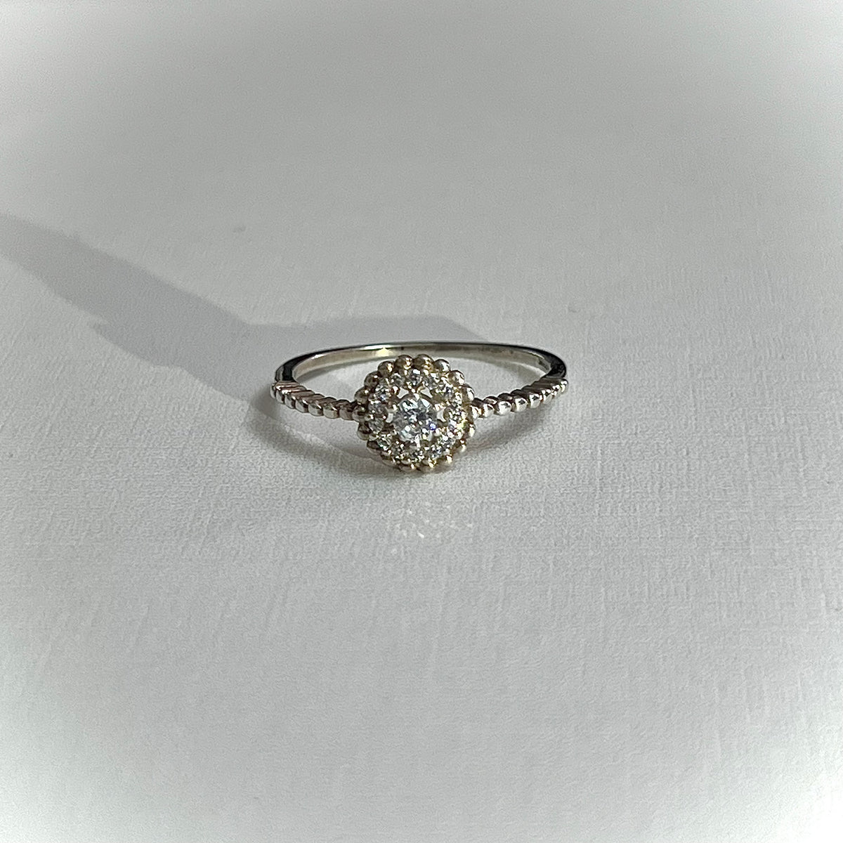 Anillo Cristal Circular