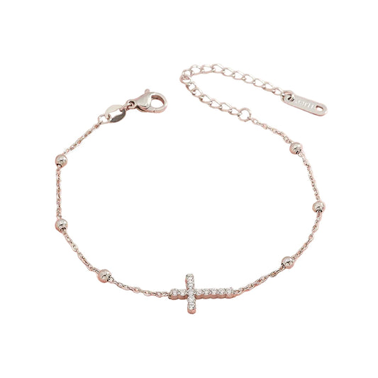 Dainty Cross Bracelet
