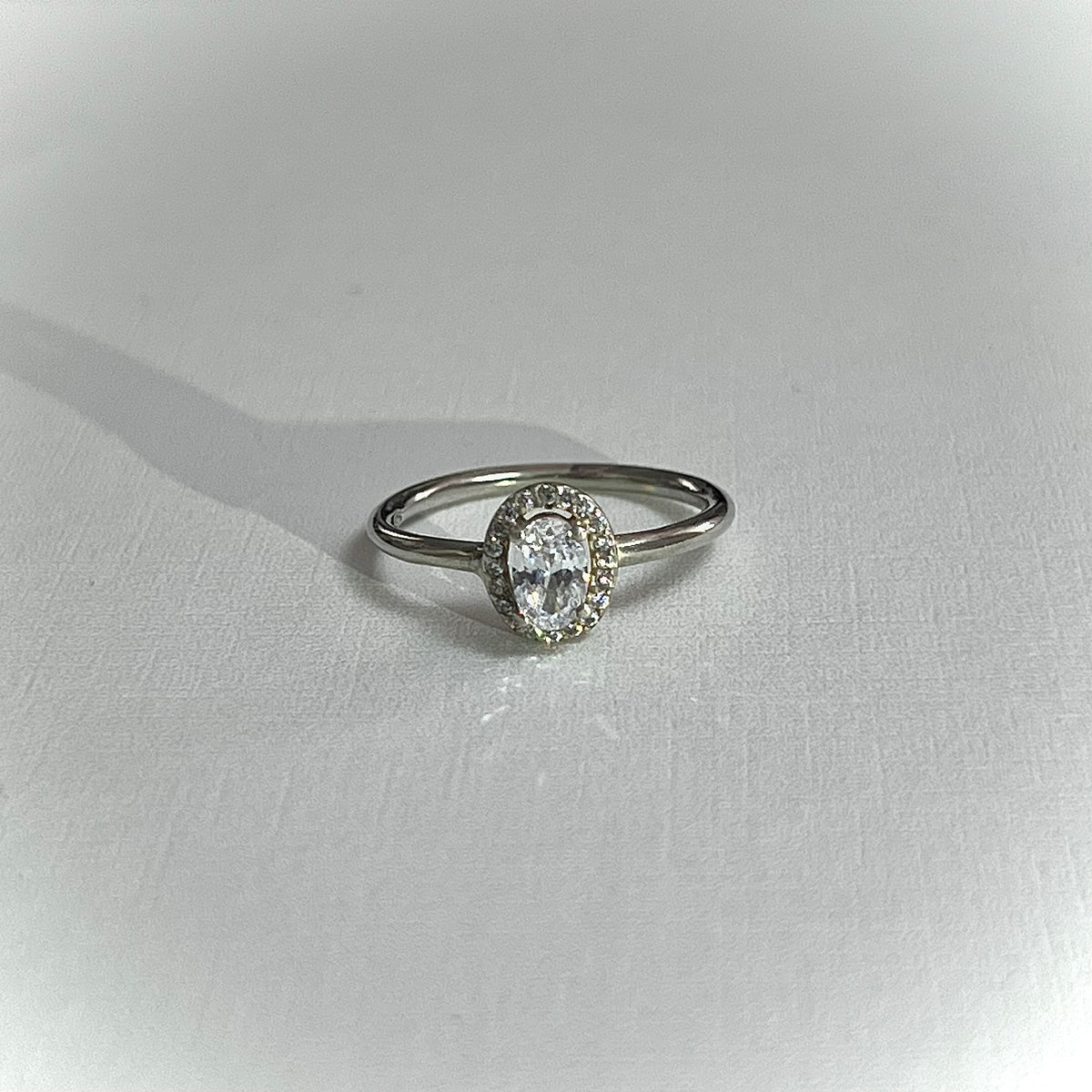 Anillo Cristal Ovalado