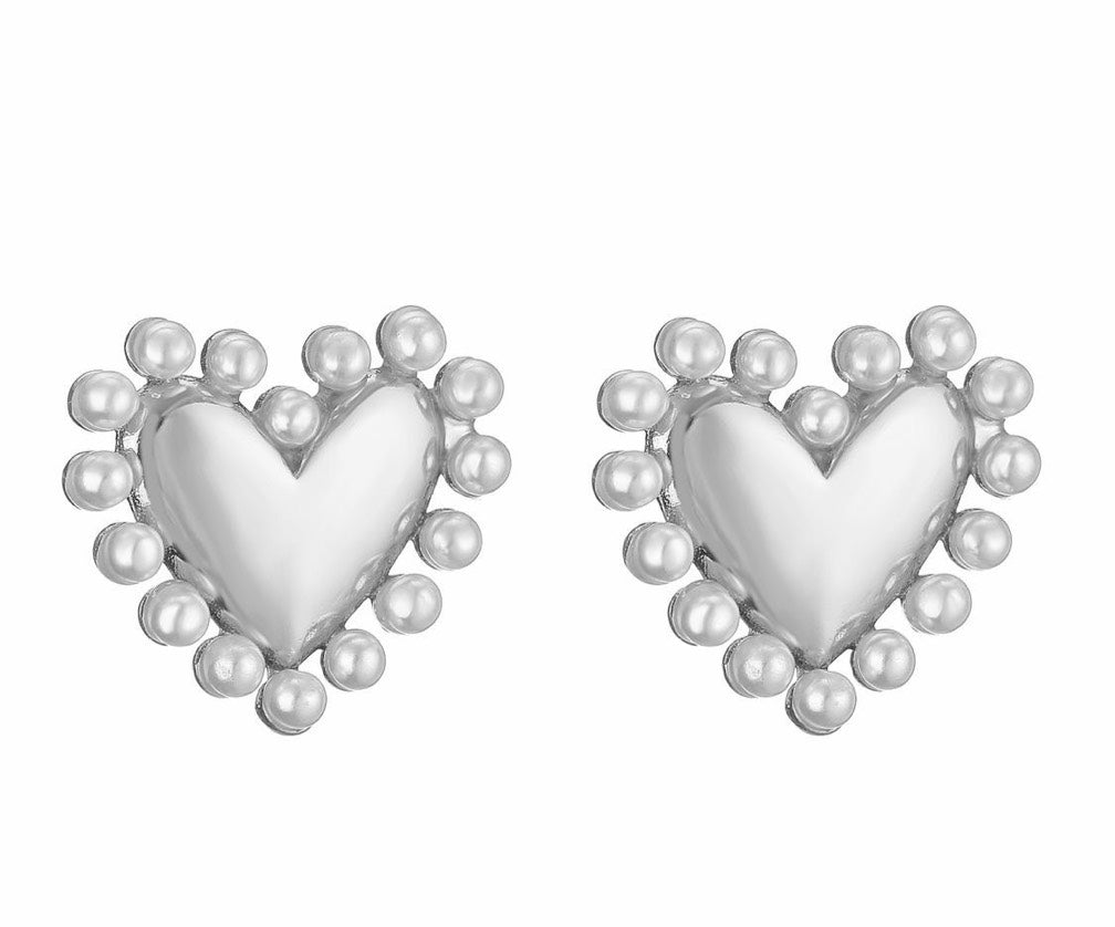 Corazones con Perlitas