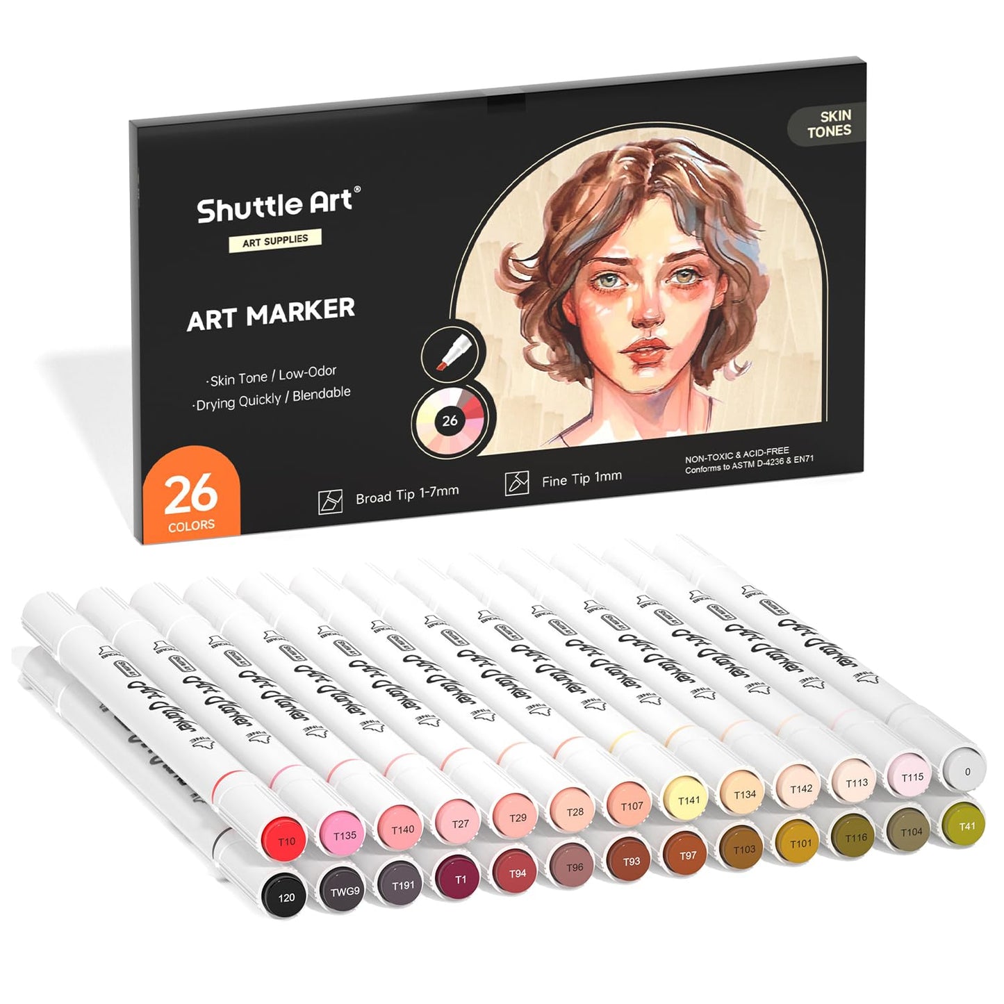 SHUTTLE ART Skin Tones