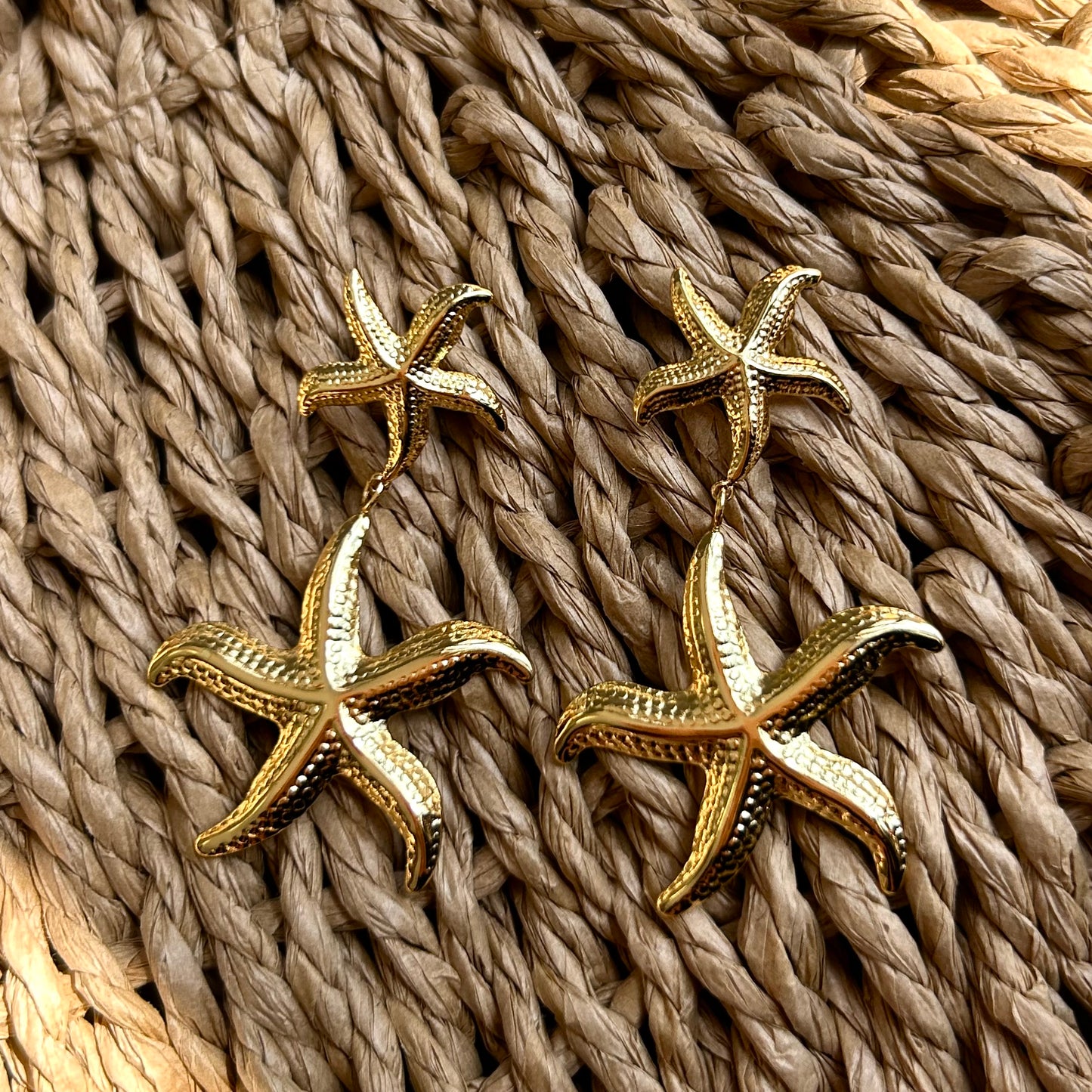 Double Starfish Earrings
