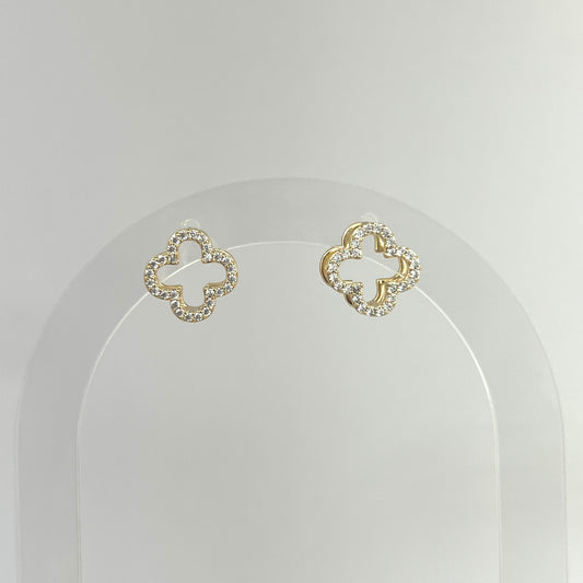 Hollow Clover Earrings
