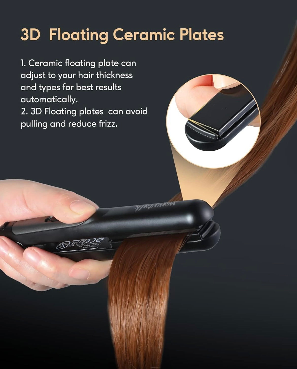 Black Mini Hair Straightener