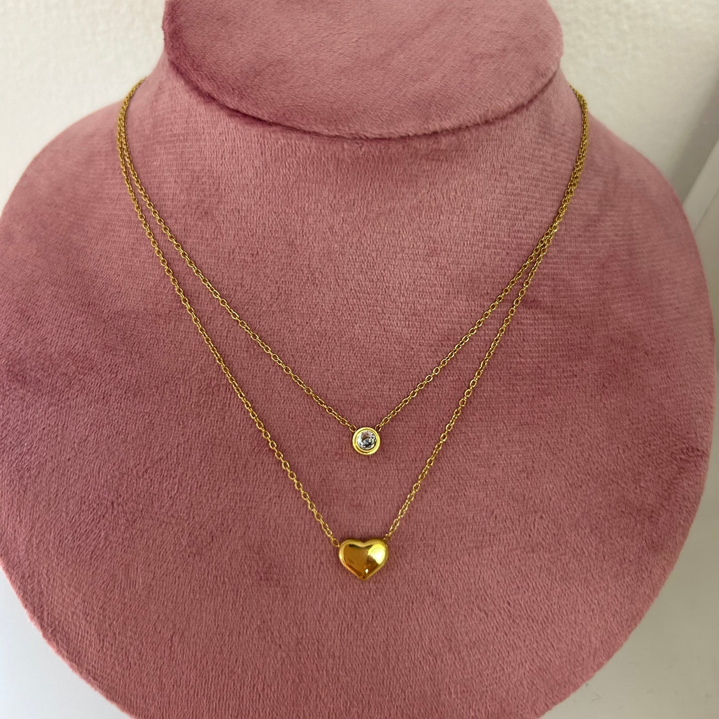 Heart and Diamond Dot