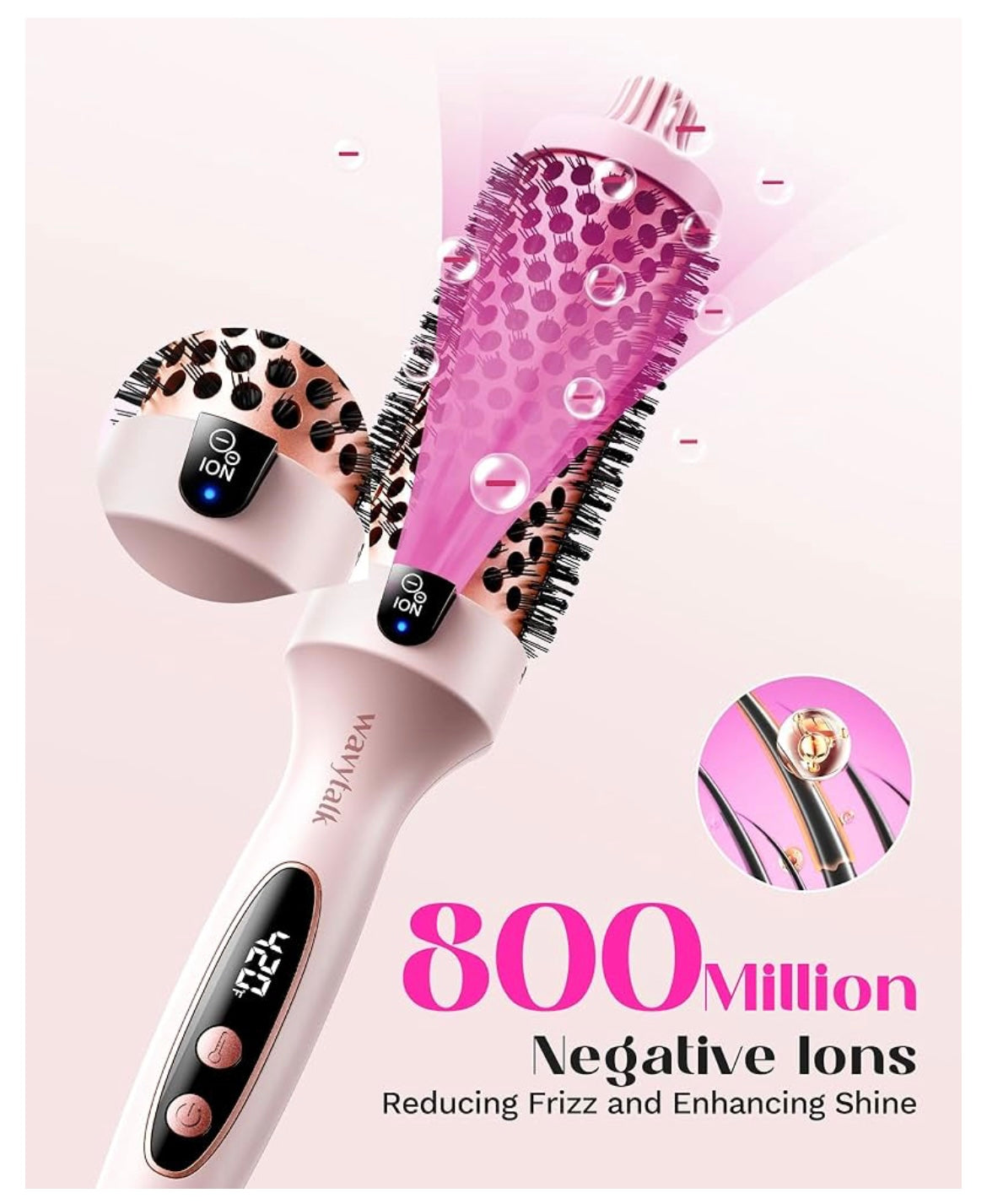 Wavytalk Thermal Brush (Pink)
