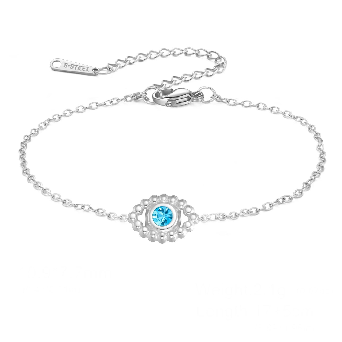 Silver Eye Bracelet
