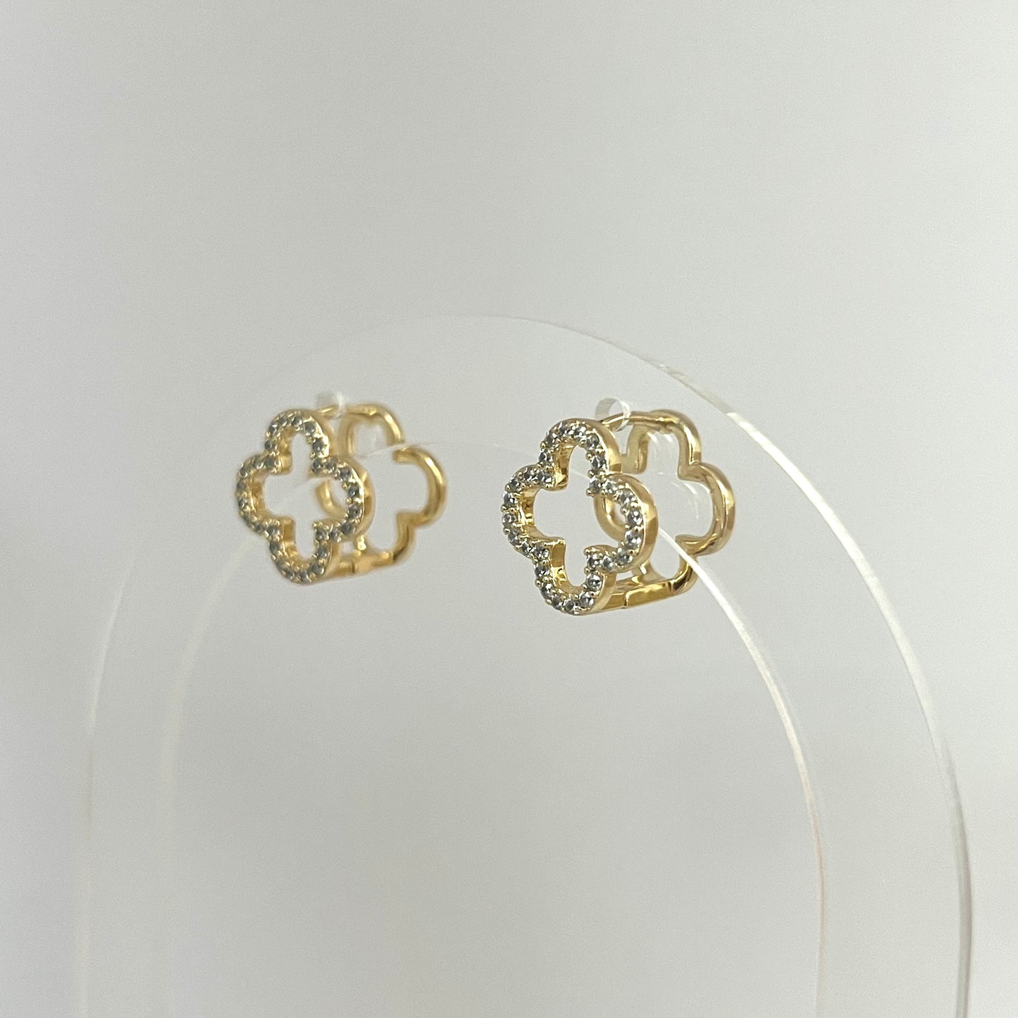 Hollow Clover Earrings