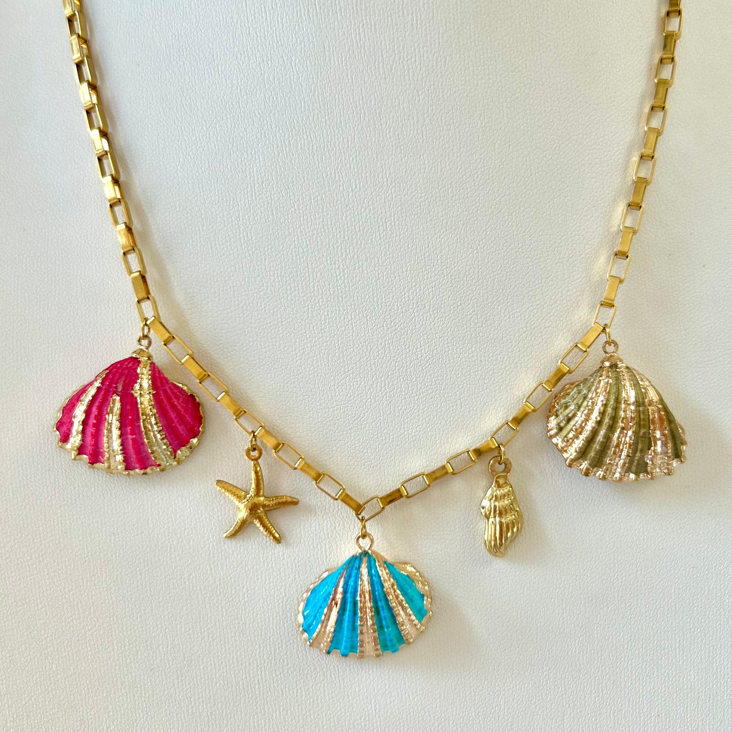 Seashell Charm Necklace