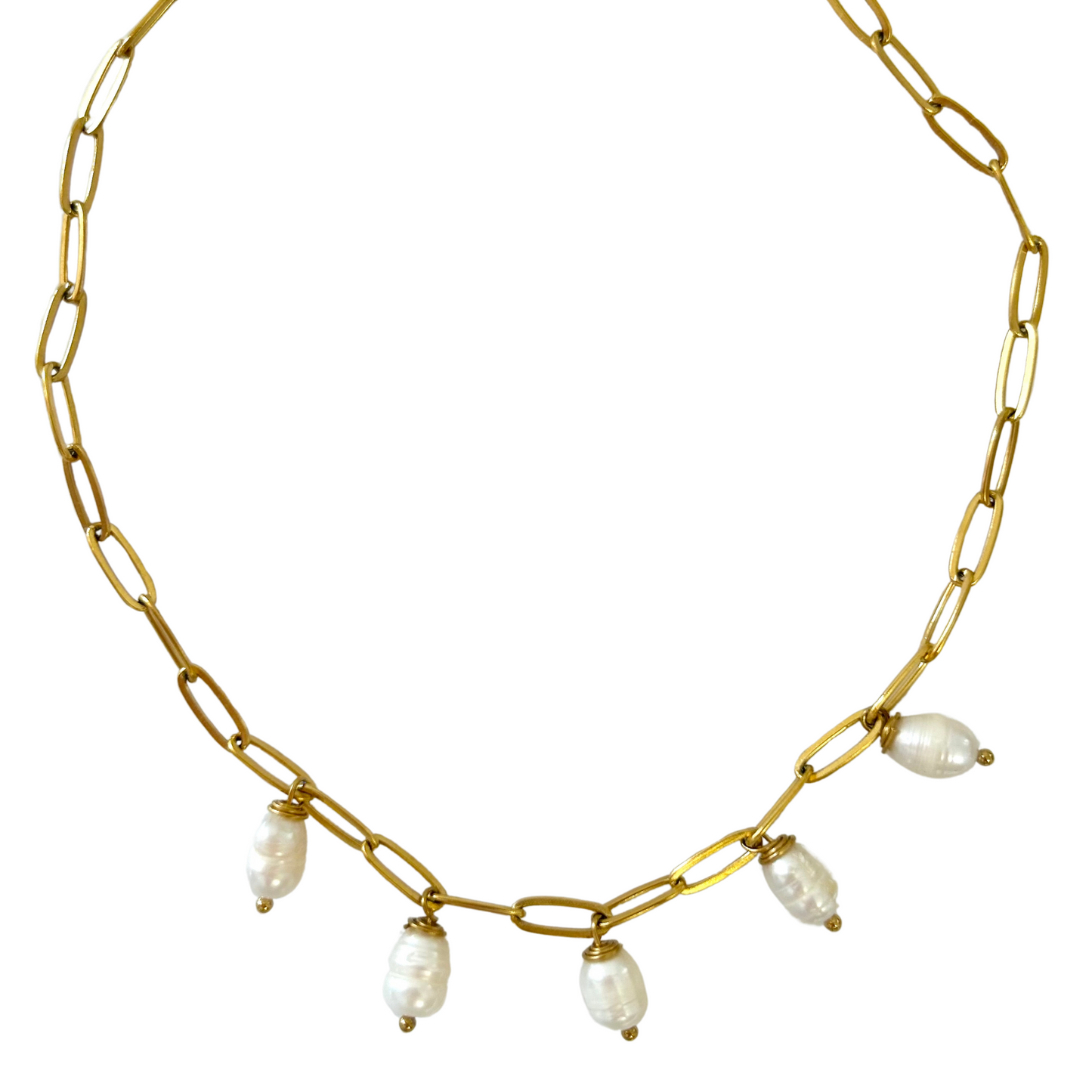 Five Pearls Necklace