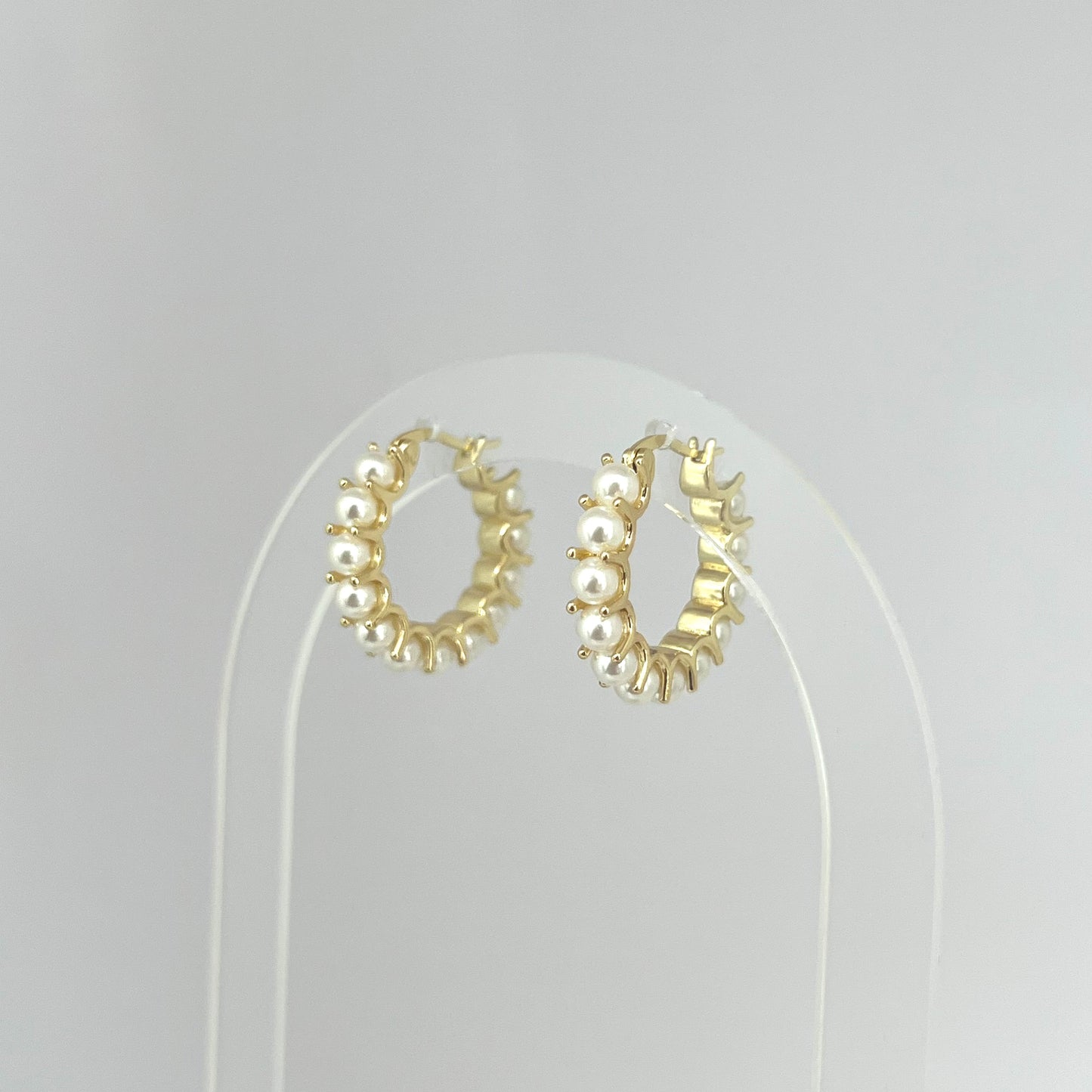 Pearl hoops