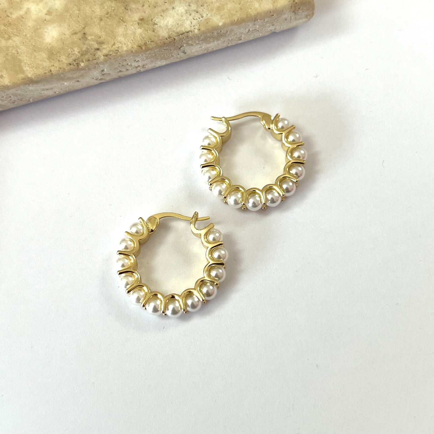 Pearl hoops