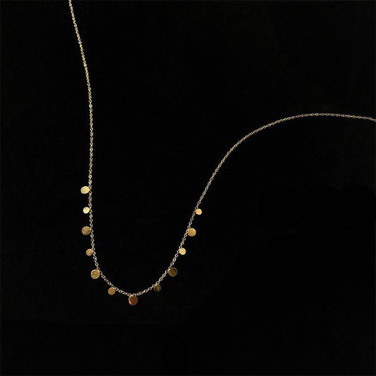 Golden Confetti Necklace