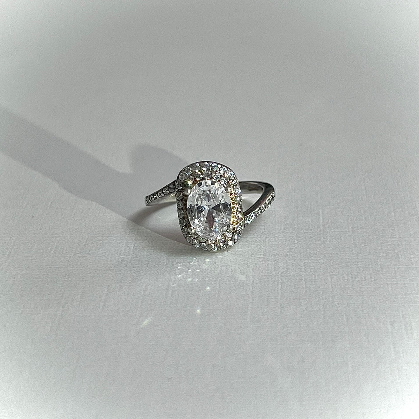 Anillo Cristal Ovalado