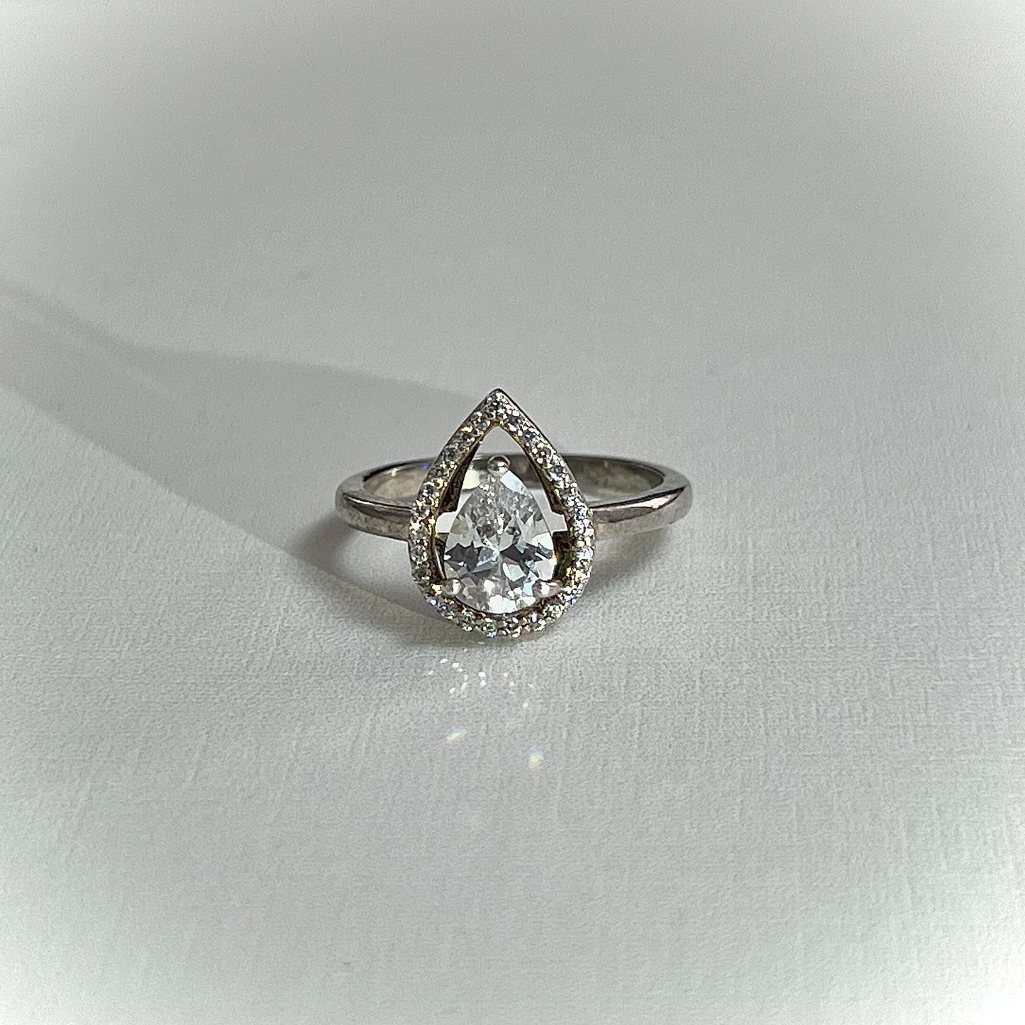 Anillo Cristal Gota