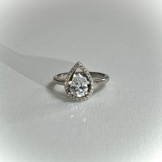 Anillo Cristal Gota