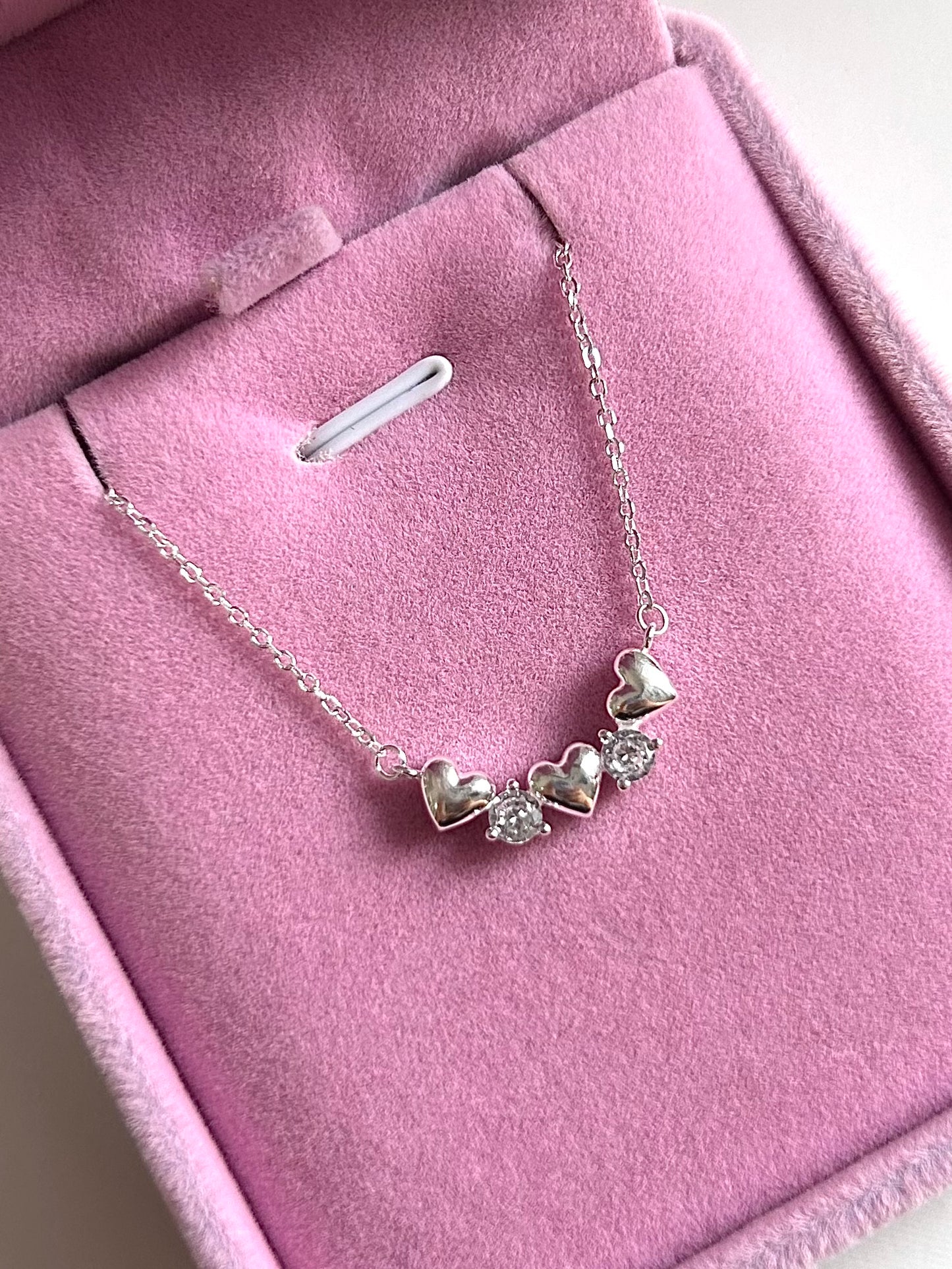 Three Hearts Necklace