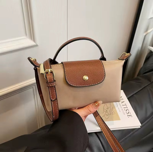 Light Brown Le Pliage Pouch Dupe