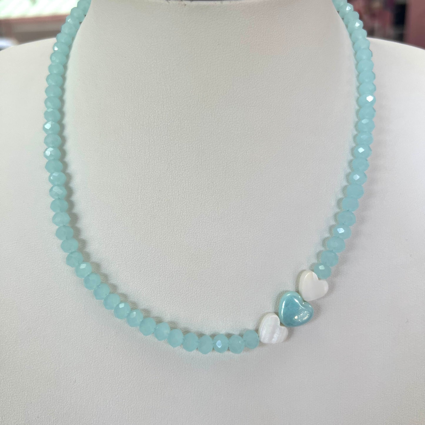 Blue Crystal Necklace