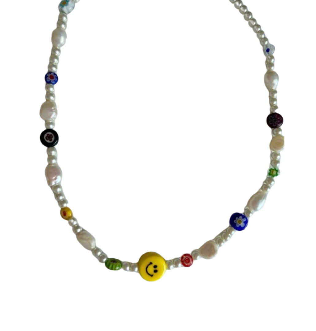 Smiley Millefiori Necklace