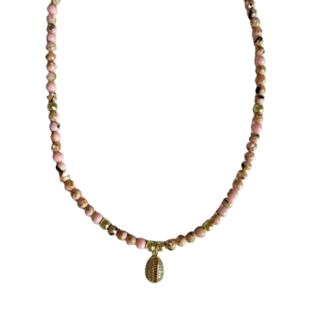 Pink Shell Necklace