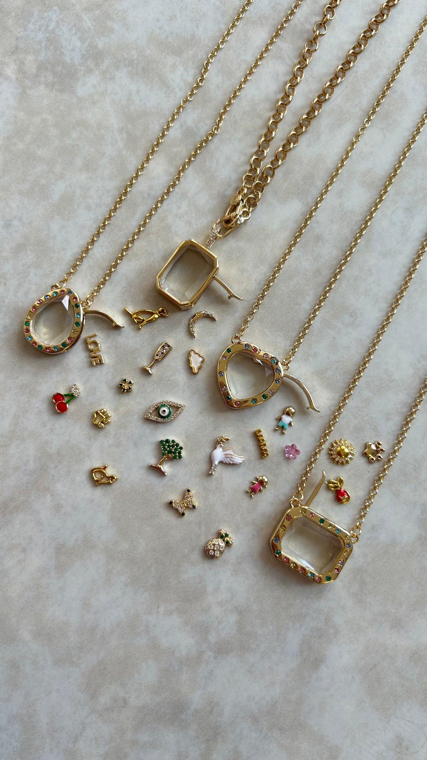 Locket Charm Necklace