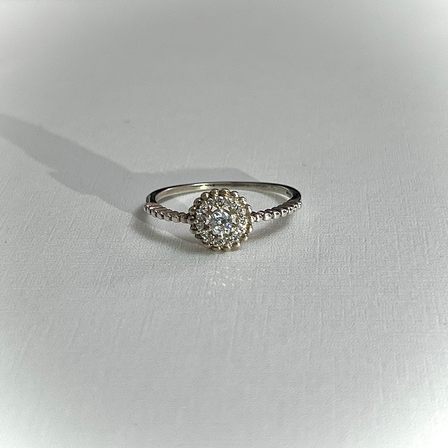 Anillo Cristal Circular