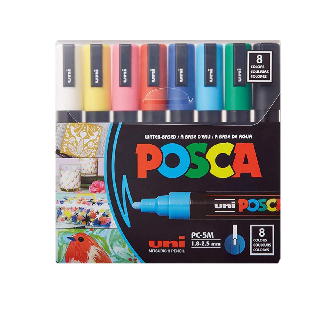 POSCA PC 5M (8 unidades)