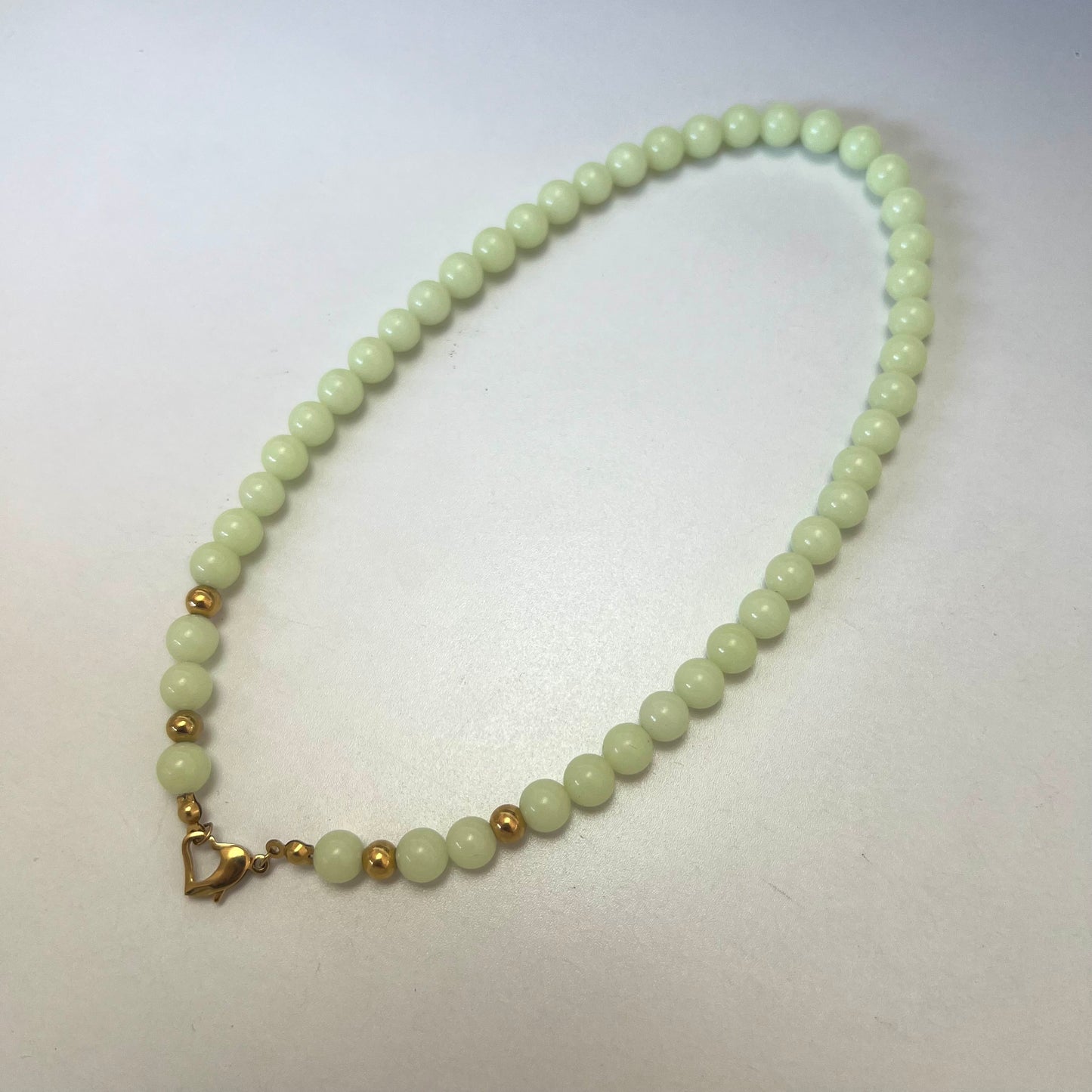 Green Heart Necklace