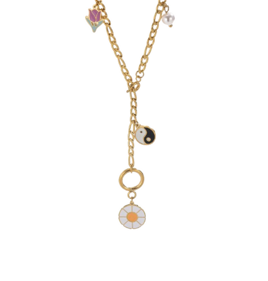 Charm Long Necklace