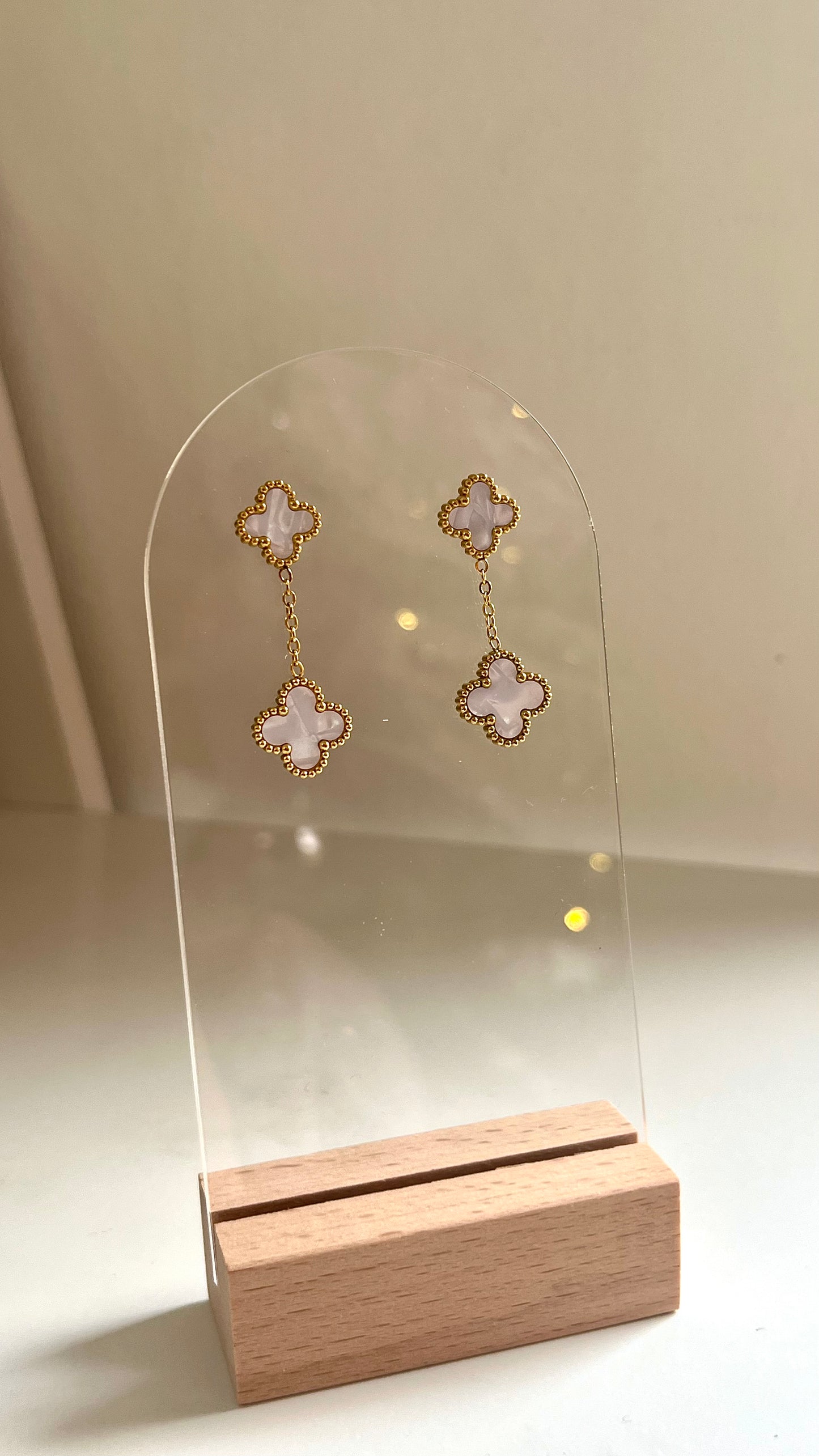 Long Clover Earrings