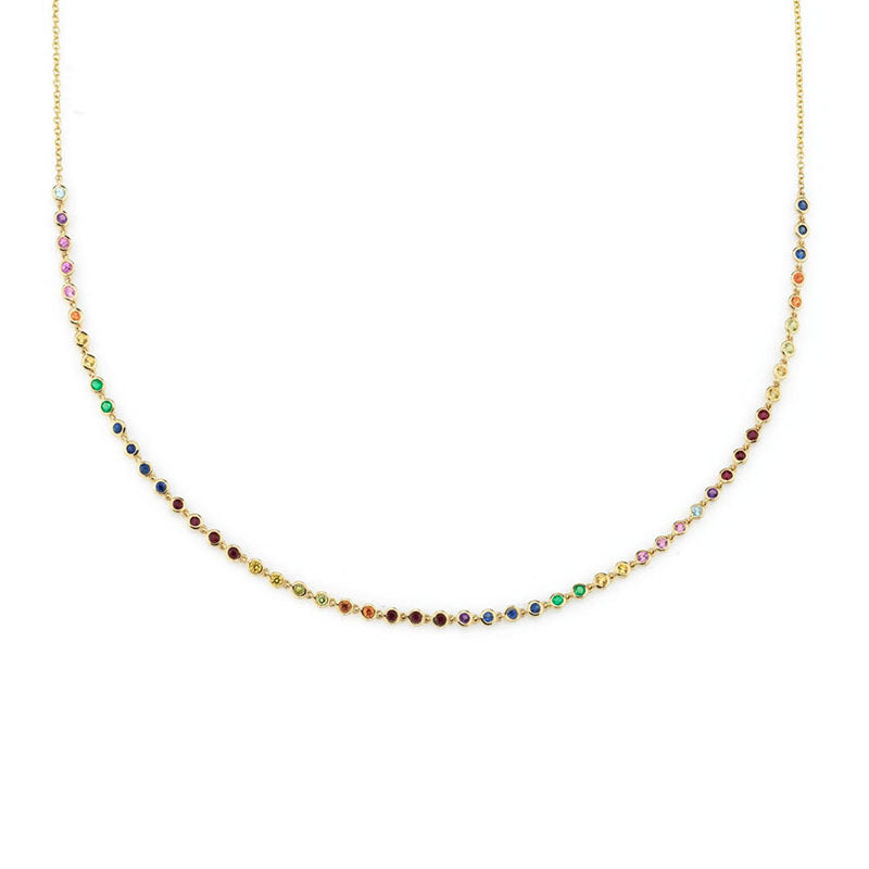 Rainbow Dotted Necklace