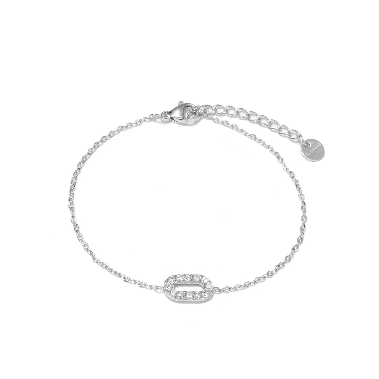 Silver Dainty Link Bracelet