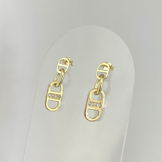 Linked chain studs