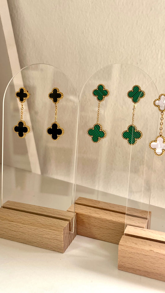 Long Clover Earrings