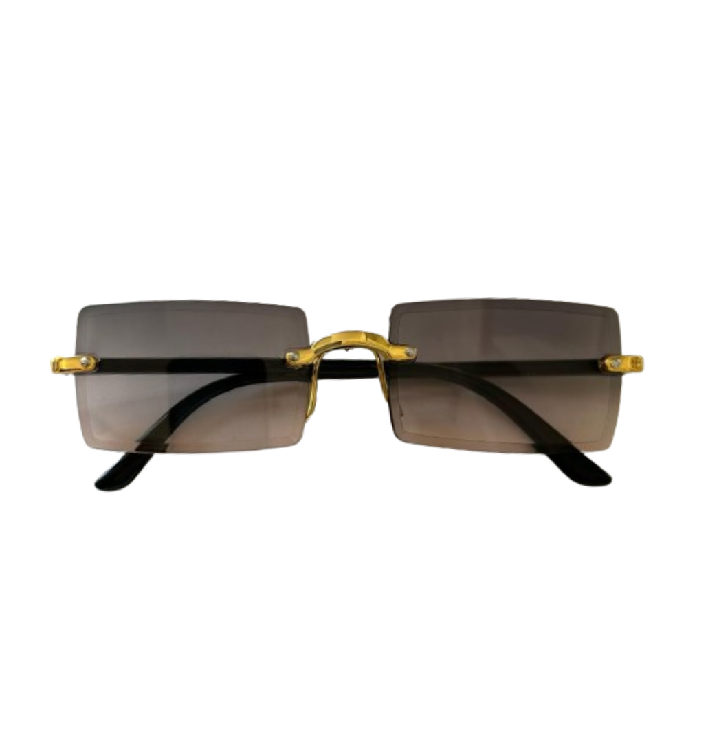 Black Thin Frame Sunnies