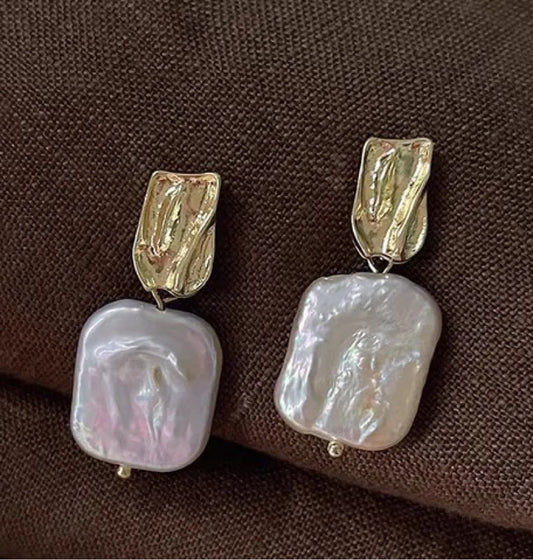 Baroque Pearl Earrings