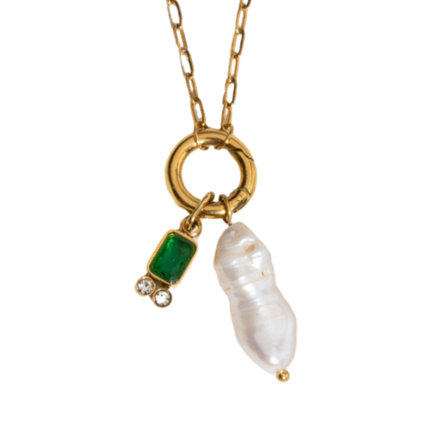 Baroque Birthstone Necklace