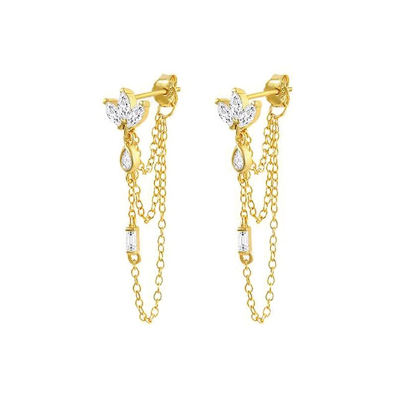 Dainty Chain Earrings