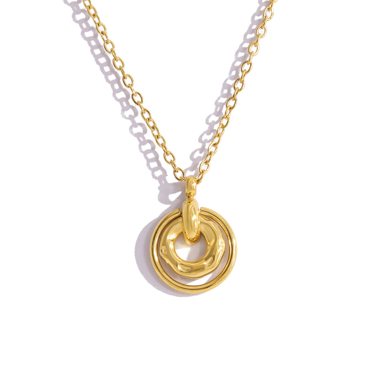 Linked Donut Necklace
