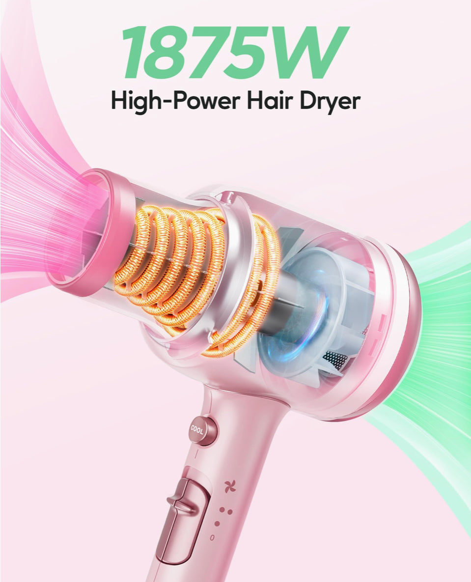 Wavytalk Pink Hair Dryer