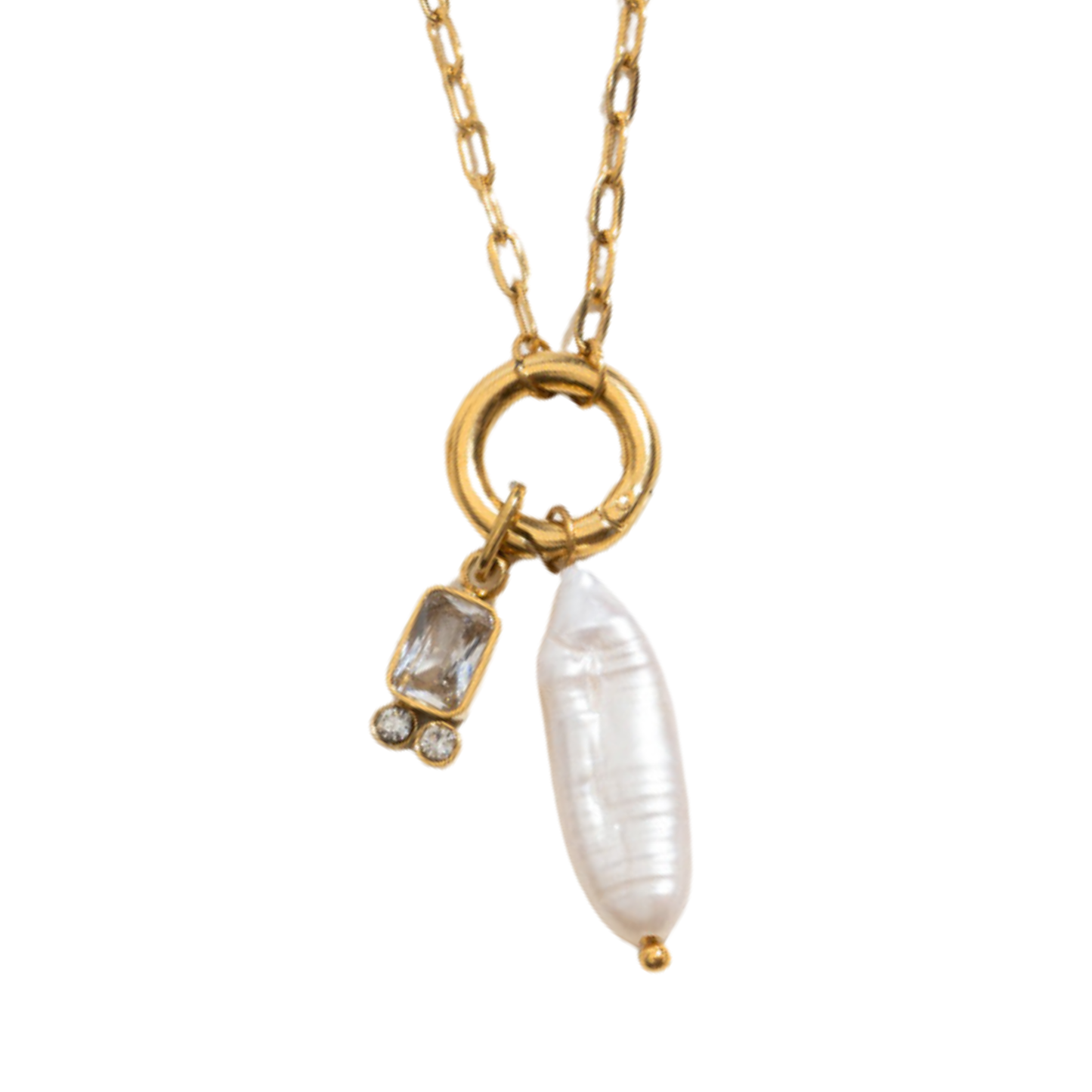 Baroque Birthstone Necklace