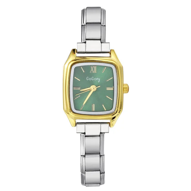 Classic Double Color Watch (Green Dial)