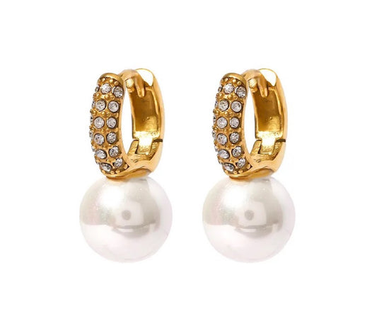 Dainty Pearl Earrings