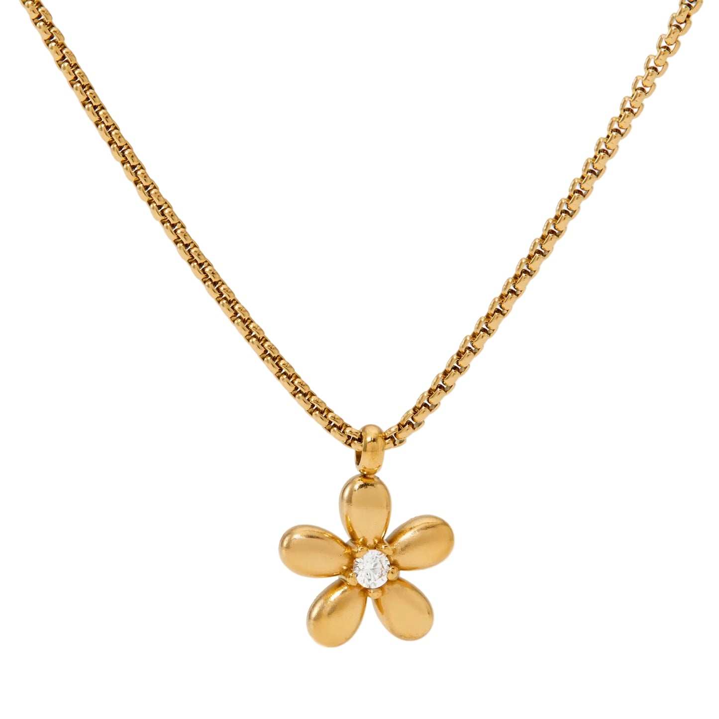 Golden Flower Necklace
