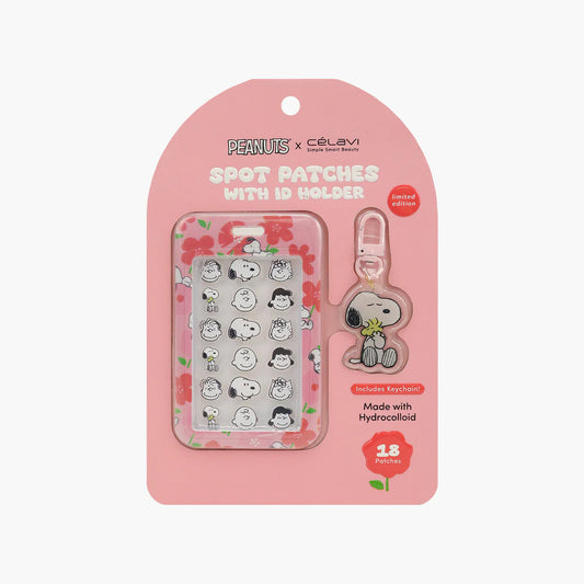 Peanuts Snoopy Spot Patches With ID Holder